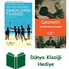 İş Bankası Kültür Yayınları Sineklerin Tanrısı + Geometri + Dünya Klasiği Hediye
