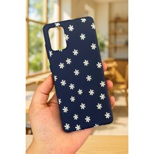 Vip Case Samsung Galaxy A51 Uyumlu Mini Papatya Desenli Silikon Darbe Emici Klasik Korumalı Rubber Kılıf