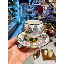 Acar Orvılle Pembe 6 Kişilik Türk Kahvesi Fincanı