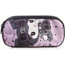 Ada Çanta Kırtasiye Çocuk Kalem Kutusu Kuromi Figürlü Tek Bölmeli