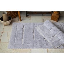 Apricitas Home Brıcks Gri 2 Parça Banyo Paspası