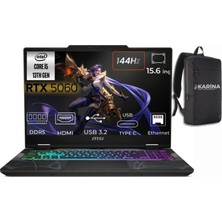 MSI Msı Cyborg 15 Intel Core I5 13420H B13WFKG-491XTR-34 96GB 1tb Rtx 5060 8gb W11PRO 15.6 Inç Full Hd 144Hz Ips-Level Gaming Laptop & B13WFKG491XTRK34