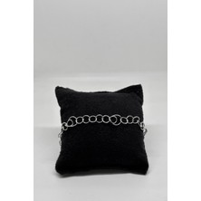 Oya Silver Ince Halka Kadın Zincir Bileklik