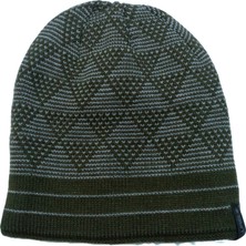 Abarta Erkek Klasik Triko Örgü Bere Kahverengi-Turuncu Standart