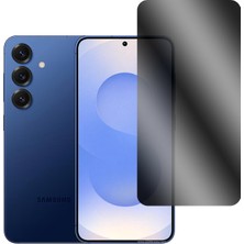 Microcase Samsung Galaxy S25 Privacy Gizlilik Filtreli Tam Kaplayan Tempered CAM-AL3125