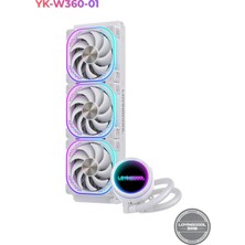 Lovıngcool Yk Serısı  Intel / Amd Destekli Argb Fanlı Infinite Panel Cpu Işlemci 360MM Sıvı Soğutma Sistemi