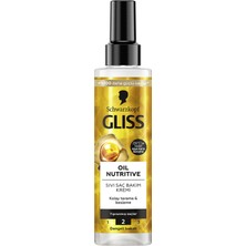 Gliss Oil Nutritive Sıvı Saç Kremi 200 ml 2 Adet