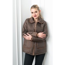 MissVina Kapitone Dikişli Klasik Cepli Mont 2614