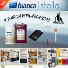 Bianca Stella Yeni Nesil Dönüşüm Boyası 1 Litre (4 Parça Boyama Seti)