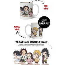 Toyaso Demon Slayer Karakterleri Beyaz Kupa Bardak Arkadaşa Sevgiliye Hediye