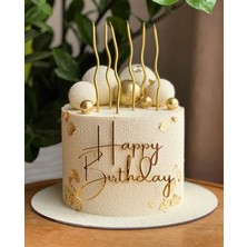 Melt Pastry Kitchen Kıvrımlı Mum Pasta Mumu Spiral Kıvrık Mum 6'lı
