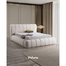 Velura Home & Living Polly Form Tek Kişilik Yatak Baza Başlık Seti (140 x 190)