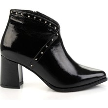 Harley Davidson Siyah Hakiki Deri Kadın Bot & Bootie K02208021812