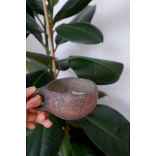 El Yapımı Özel Tasarım Seramik Kupa-Rustik Kupa