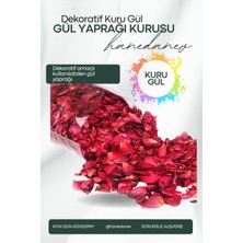 Hanedanev Dekoratif Gül Kurusu Yaprağı Süsleme Gül Yaprağı Kuru Gül