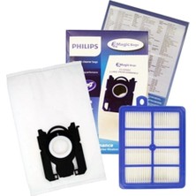 İcanpares Philips Uyumlu FC9000–9302, FC9062, FC9071, FC9081, Electrolux EPF61RRT, EUS8X2DBT, Zusorıgdtr Süpürge Filtre Torba Seti