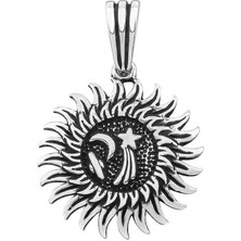 Gumush Gümüş Galaksi Erkek Kolye Ucu