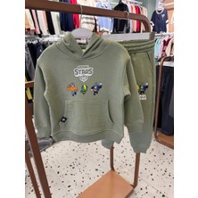 Brawl Stars Baskılı Kapüşonlu Çocuk Takımı – Kanguru Cepli Sweatshirt & Eşofman Altı