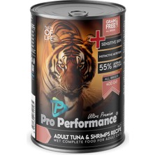 Pro Performance Ultra Premium Ton Balıklı ve Karidesli Yetişkin Konserve Kedi Maması
