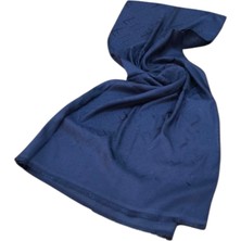 Fendi F Desen Ipek Jakarlı Şal Lacivert