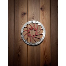 Ovela 160MM Elektrikli Scooter ve Bisiklet Uyumlu Fren Diski - Kırmızı