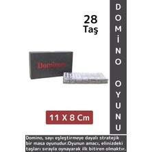 Wintoup Premium Yüksek Kaliteli Eğlenceli Strateji Beceri Gelişimi Masa Oyunu Plastik Kutulu Domino Oyunu