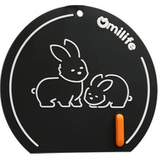 MiraLive Hayvan Çizimli  Gider Koku Önleyici Silikon Mat (K95)