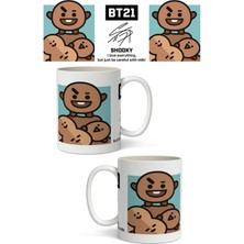 Toyaso BT21 Shooky Temalı Beyaz Kupa Bardak Sevgiliye Arkadaşa Hediye