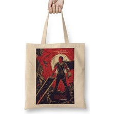 Toyaso Berserk Guts Bez Çanta Uzun Saplı Alışveriş Çantası Plaj Çantası