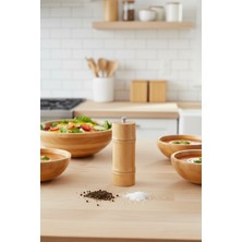 Bambum Madras Ahşap Öğütücü Küçük Baharatlarınızı Taze ve Sağlıklı Öğütün