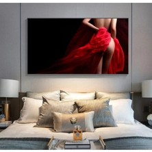 Dekoratif Red & Love Hd Dijital Baskı Yatay Kanvas Tablo Yatak Odası Oturma Odası Dekor
