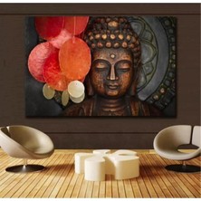Gülsen Art Buddha Dekoratif Hd Dijital Baskı Yatay Kanvas Tablo Işyeri Ofis Salon Yatak Odası Dekoru