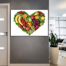 Gülsen Art Beslenme Uzmanı ve Diyetisyen Dekorasyon Tabloları Kns-16 Hd Dijital Baskı Yatay Kanvas Tablo 5