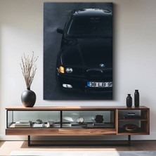 Gülsen Art Bmw E39 Sedan Lüks Otomobil Kanvas Tablo Alman Otomotiv Efsanesi Tablo