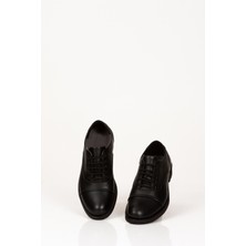 Sevim Ayakkabı Ortopedik Tabanl? Siyah Deri Ayakkab? - Gün Boyu Rahatl?k,kusursuz Tarz ??kl?k Konfor Tek Modelde