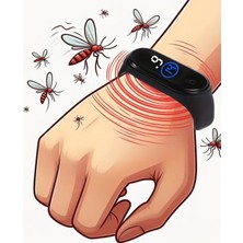 Trade Bazaar Elektronik Sivrisinek Kovucu Bileklik – Hareket Sensörlü, Uv/ısı Algılamalı, Şarj Edilebilir, Unisex Koruma Bileziği