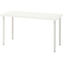 IKEA Lagkapten / Olov Çalışma Masası Beyaz 140 x 60 cm