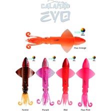 Fujin Calamax Evo Combo Squid Silikon Yem Fluo PINK-240 gr