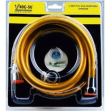 Turanyolu Paslanmaz Krom Kaplama Duş Hortumu – Renkli ve Estetik