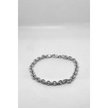 Oya Silver Yuvarlak Halka Gümüş Bileklik