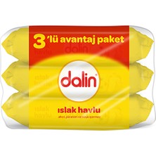 3 Adet  Dalin Islak Havlu Avantaj Paket 3X56'LI