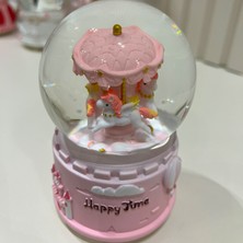 Taşmeran Işıklı Müzikli Orta Boy Kar Küresi TKY0400 Atlı Karınca Temalı Hediye Seçeneği