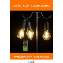 Letsii Şarjlı Portatif Ampül LED Aydınlatma Çözümü
