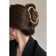 H&E Design Kadın Gold Metal Büyük Boy Tarz Premium Ithaltoka