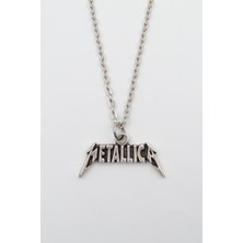 IDR Metallica Gümüş Kaplama Düz Zincir Kolye