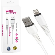 Weko USB To Lightning iPhone Şarj Kablosu - 1 Metre