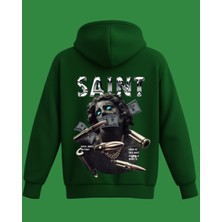 Saint Baskılı Sweatshirt