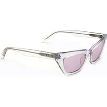 Guess GU 8226 26V 52-18-140 Füme Camlı Kadın Güneş Gözlüğü | 2021 Sezon Şeffaf Çerceveli