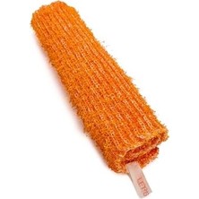 Let'scrub Süper Esnek Turuncu Banyo Lifi Tüm Cilt Tiplerine Uygun Duş Lifi Unisex 20X30 cm