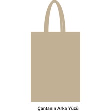 Doğa Dostu Saplı Alışveriş Çantası Baskısız Ham Bez Çanta Bez Poşet